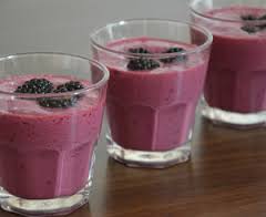 ostružinové smoothies