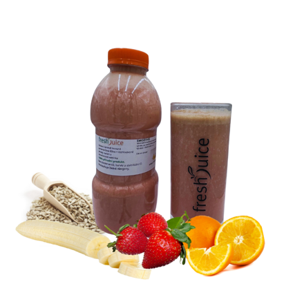 SMOOTHIE JAHODA, BANÁN