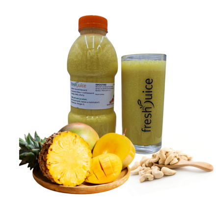 SMOOTHIE Ananas, mango a kešu